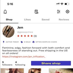 CROSSLISTED ON DEPOP